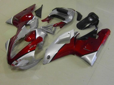 Preisgünstige Yamaha R1 00-01 Verkleidungen - Rot und Silber