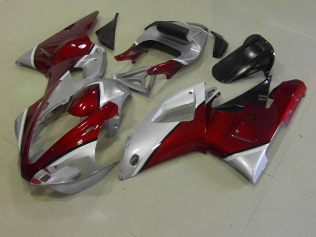 Preisgünstige Yamaha R1 00-01 Verkleidungen - Rot und Silber Preisgünstige Yamaha R1 00-01 Verkleidungen - Rot und Silber