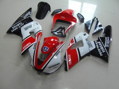 Preisgünstige Yamaha R1 00-01 Verkleidungen - Rot Weiß Yamalube Rennen