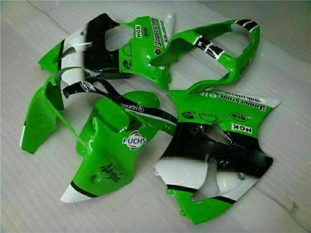 Preisgünstige Kawasaki ZX6R 00-02 Motorrad Verkleidungen - Grün Schwarz Preisgünstige Kawasaki ZX6R 00-02 Motorrad Verkleidungen - Grün Schwarz