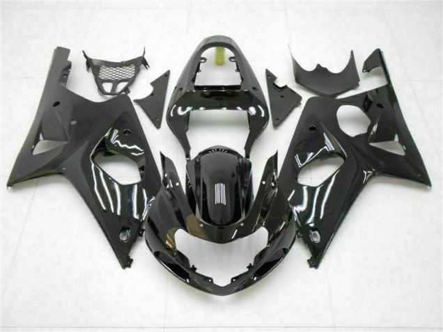 Preisgünstige Suzuki GSXR 1000 K1 00-02 Verkleidungen - Glänzend Schwarz Preisgünstige Suzuki GSXR 1000 K1 00-02 Verkleidungen - Glänzend Schwarz