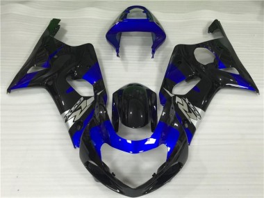Preisgünstige Suzuki GSXR 1000 K1 00-02 Verkleidungen - Blau Schwarz