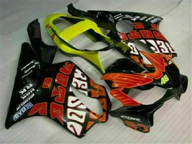 Preisgünstige Honda CBR 600 F4i 01-03 Verkleidungen - Orange Schwarz