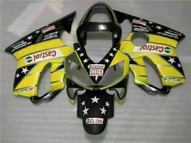 Preisgünstige Honda CBR 600 F4i 01-03 Verkleidungen - Gelb Schwarz Castrol Cycle World Preisgünstige Honda CBR 600 F4i 01-03 Verkleidungen - Gelb Schwarz Castrol Cycle World
