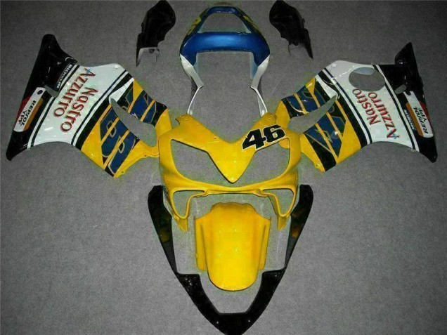 Preisgünstige Honda CBR 600 F4i 01-03 Verkleidungen - Gelb Weiß Preisgünstige Honda CBR 600 F4i 01-03 Verkleidungen - Gelb Weiß
