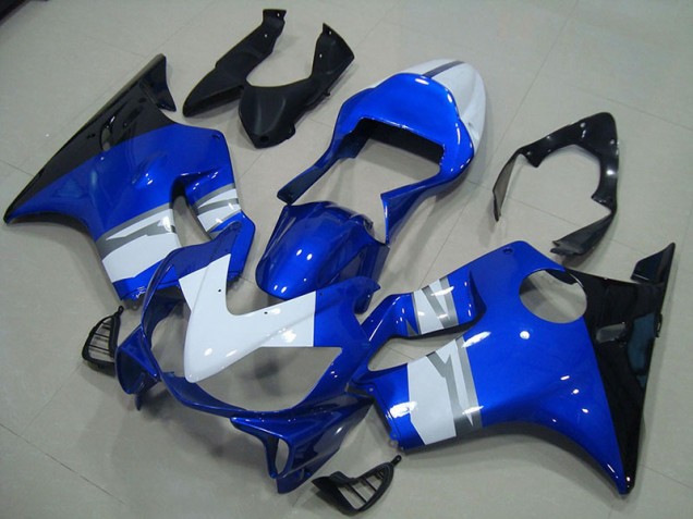 Preisgünstige Honda CBR 600 F4i 01-03 Verkleidungen - Weiß Blau Schwarz