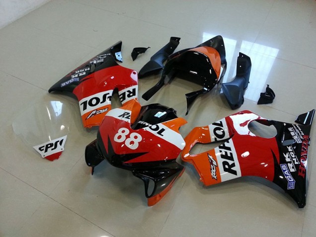 Preisgünstige Honda CBR 600 F4i 01-03 Verkleidungen - Rennen Repsol 88