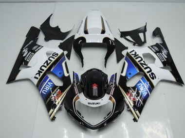 Preisgünstige Suzuki GSXR 750 K1 K2 K3 01-03 Verkleidungen - Schwarz Weiß Blau Viru
