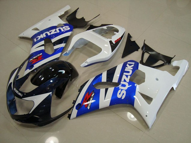 Preisgünstige Suzuki GSXR 750 K1 K2 K3 01-03 Verkleidung - Blau Weiß Preisgünstige Suzuki GSXR 750 K1 K2 K3 01-03 Verkleidung - Blau Weiß