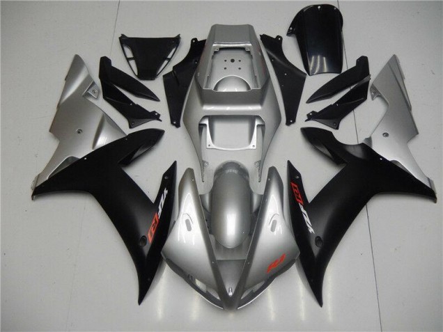 Preisgünstige Yamaha R1 02-03 Verkleidung - Silber Schwarz Preisgünstige Yamaha R1 02-03 Verkleidung - Silber Schwarz