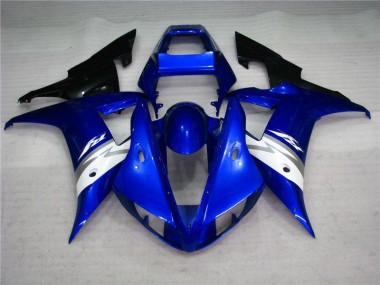 Preisgünstige Yamaha R1 02-03 Vollverkleidung - Blau Weiß