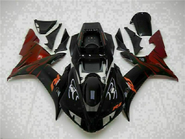Preisgünstige Yamaha R1 02-03 Verkleidungen - Schwarz Preisgünstige Yamaha R1 02-03 Verkleidungen - Schwarz