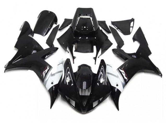 Preisgünstige Yamaha R1 02-03 Verkleidungen - Schwarz Weiß Preisgünstige Yamaha R1 02-03 Verkleidungen - Schwarz Weiß