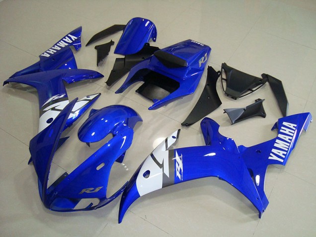 Preisgünstige Yamaha R1 02-03 Verkleidungen - Weiß Blau Preisgünstige Yamaha R1 02-03 Verkleidungen - Weiß Blau