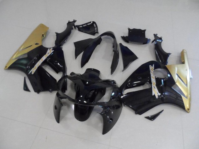 Preisgünstige Kawasaki ZX12R 02-06 Verkleidungen - Schwarz und Gold Preisgünstige Kawasaki ZX12R 02-06 Verkleidungen - Schwarz und Gold