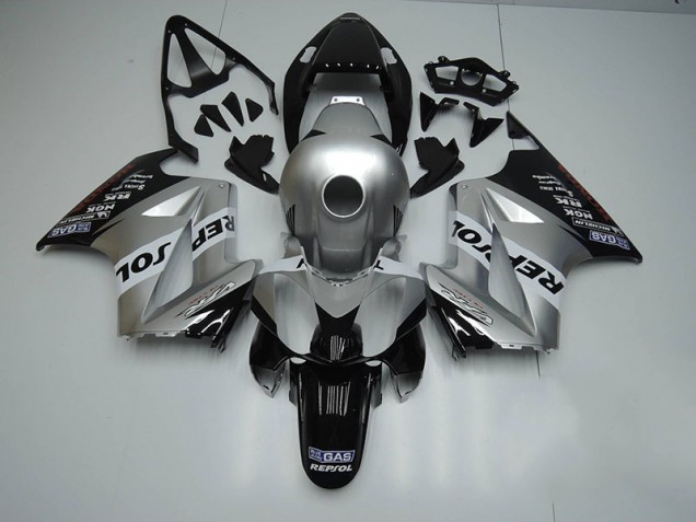 Preisgünstige Honda VFR 800 02-13 Vollverkleidung - Silber Repsol