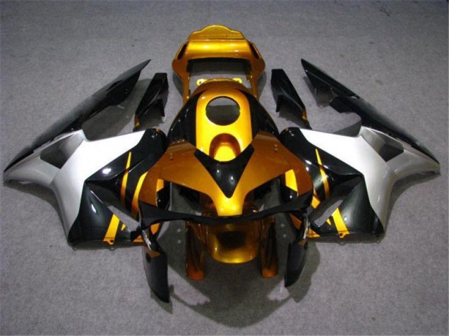 Preisgünstige Honda CBR 600 RR 03-04 Verkleidungen - Gold Silber Schwarz Preisgünstige Honda CBR 600 RR 03-04 Verkleidungen - Gold Silber Schwarz