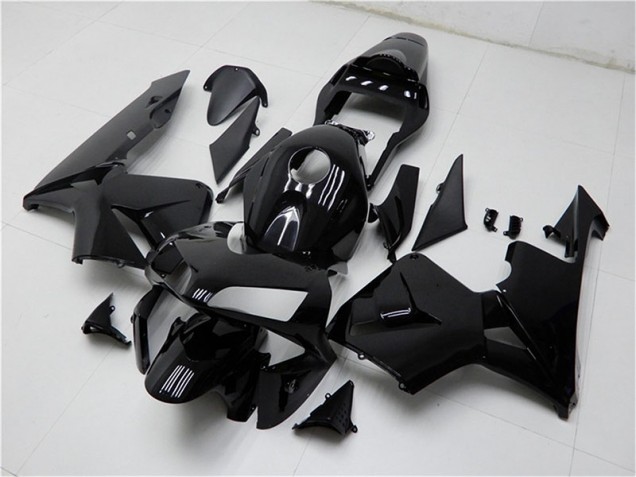 Preisgünstige Honda CBR 600 RR 03-04 Verkleidung - Glänzend Schwarz Preisgünstige Honda CBR 600 RR 03-04 Verkleidung - Glänzend Schwarz