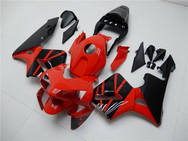 Preisgünstige Honda CBR 600 RR 03-04 Verkleidungen Komplett Sets - Rot Schwarz