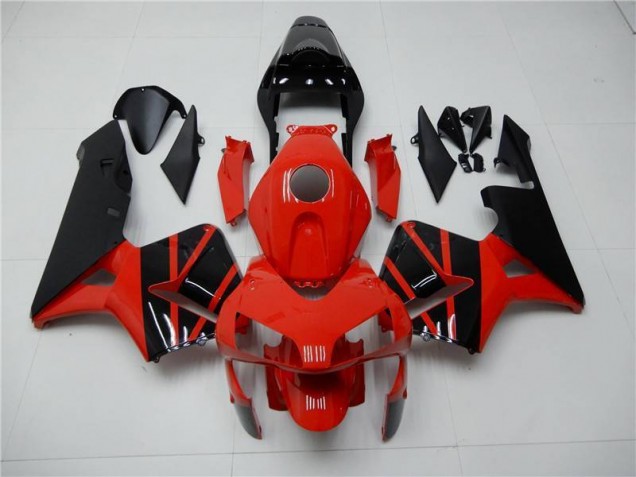 Preisgünstige Honda CBR 600 RR 03-04 Verkleidungen Komplett Sets - Rot Schwarz