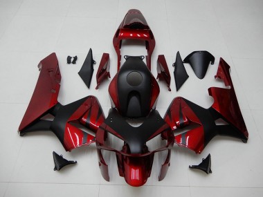 Preisgünstige Honda CBR 600 RR 03-04 Verkleidungen - Rot Schwarz