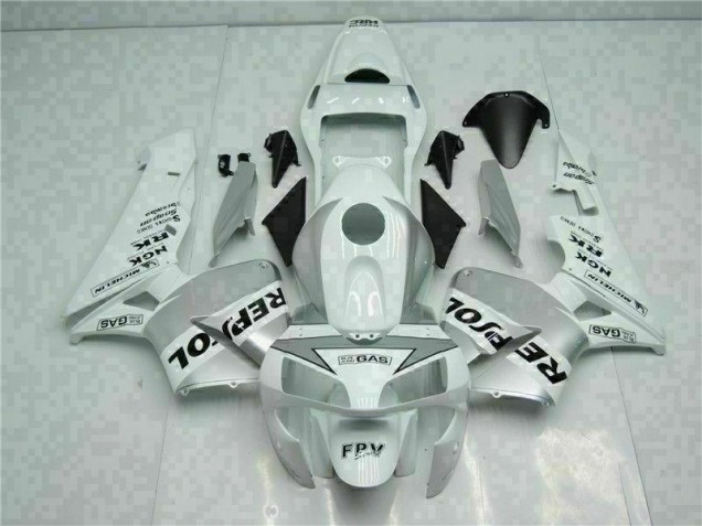 Preisgünstige Honda CBR 600 RR 03-04 Verkleidungen - Weiß Silber Repsol Preisgünstige Honda CBR 600 RR 03-04 Verkleidungen - Weiß Silber Repsol