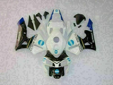 Preisgünstige Honda CBR 600 RR 03-04 Vollverkleidung - Weiß Schwarz