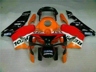 Preisgünstige Honda CBR 600 RR 03-04 Verkleidungen - Orange Repsol