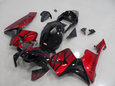 Preisgünstige Honda CBR 600 RR 03-04 Verkleidungen - Schwarz Candy Rot