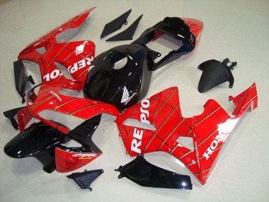 Preisgünstige Honda CBR 600 RR 03-04 Verkleidungen - Schwarz Spider Man Repsol