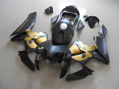 Preisgünstige Honda CBR 600 RR 03-04 Verkleidung - Schwarz und Gold Aufkleber