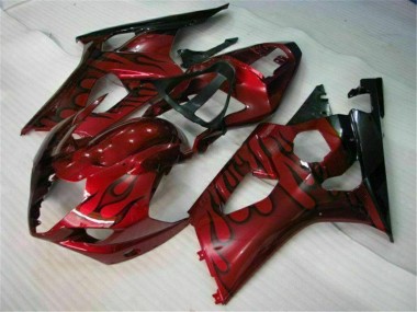 Preisgünstige Suzuki GSXR 1000 K3 03-04 Verkleidungen - Rot