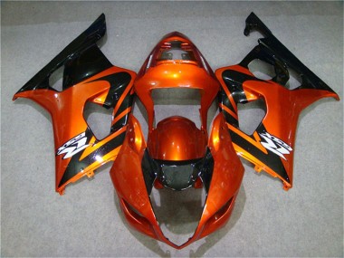 Preisgünstige Suzuki GSXR 1000 K3 03-04 Verkleidungen - Orange Schwarz
