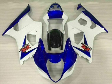 Preisgünstige Suzuki GSXR 1000 K3 03-04 Verkleidungen - Weiß Blau
