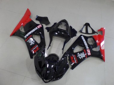Preisgünstige Suzuki GSXR 1000 K3 03-04 Verkleidungen - Schwarz und Rot