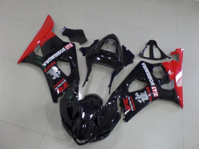 Preisgünstige Suzuki GSXR 1000 K3 03-04 Verkleidungen - Schwarz und Rot Preisgünstige Suzuki GSXR 1000 K3 03-04 Verkleidungen - Schwarz und Rot