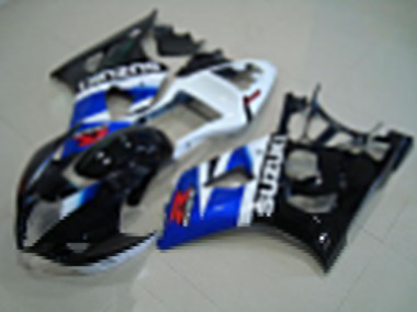 Preisgünstige Suzuki GSXR 1000 K3 03-04 Verkleidungen - Schwarz Blau Weiß
