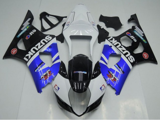 Preisgünstige Suzuki GSXR 1000 K3 03-04 Verkleidungen - Blau, Weiß und Schwarz