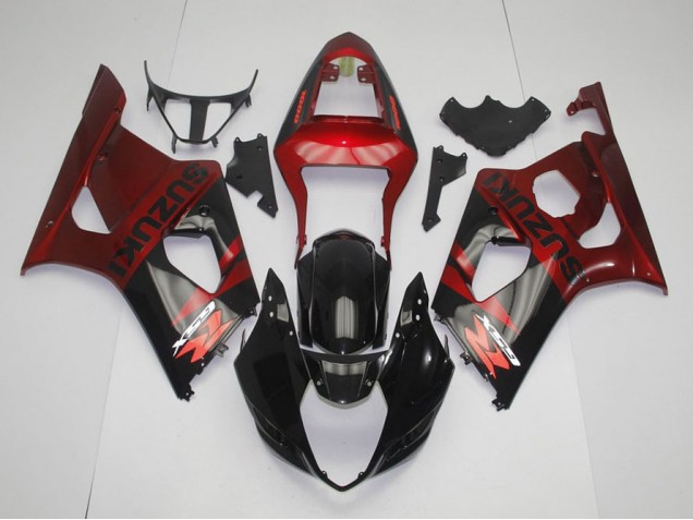 Preisgünstige Suzuki GSXR 1000 K3 03-04 Verkleidungen - Schwarz Rot Preisgünstige Suzuki GSXR 1000 K3 03-04 Verkleidungen - Schwarz Rot