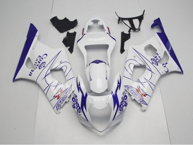 Preisgünstige Suzuki GSXR 1000 K3 03-04 Verkleidungen - Blau Whie Corona Preisgünstige Suzuki GSXR 1000 K3 03-04 Verkleidungen - Blau Whie Corona