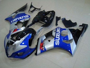Preisgünstige Suzuki GSXR 1000 K3 03-04 Verkleidungen - Blau Silber