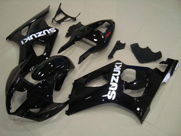 Preisgünstige Suzuki GSXR 1000 K3 03-04 Verkleidungen Komplett Sets - Glänzend Schwarz