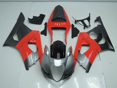 Preisgünstige Suzuki GSXR 1000 K3 03-04 Verkleidungen - Rot und Grau