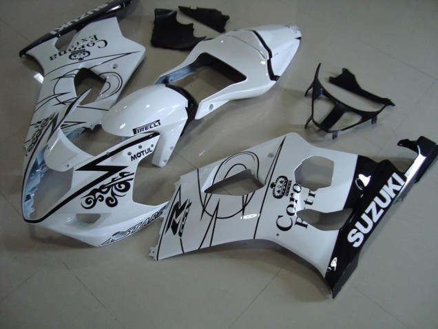 Preisgünstige Suzuki GSXR 1000 K3 03-04 Verkleidungen - Weiß Corona Preisgünstige Suzuki GSXR 1000 K3 03-04 Verkleidungen - Weiß Corona