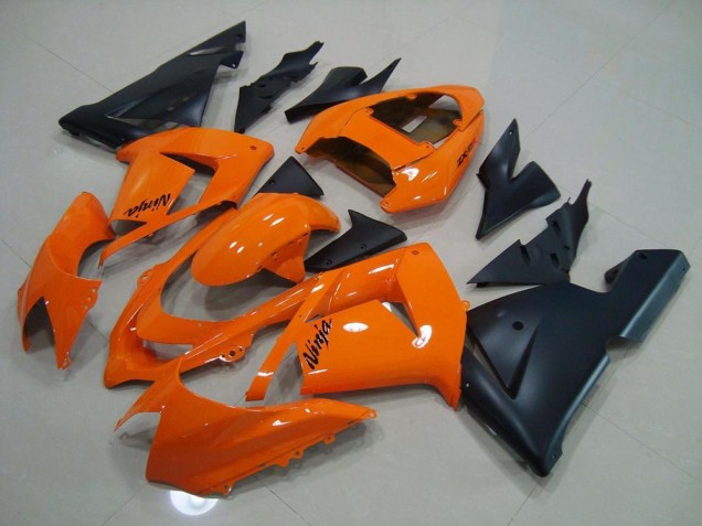 Preisgünstige Kawasaki ZX10R 03-05 Verkleidungen - Orange Matt Schwarz Preisgünstige Kawasaki ZX10R 03-05 Verkleidungen - Orange Matt Schwarz