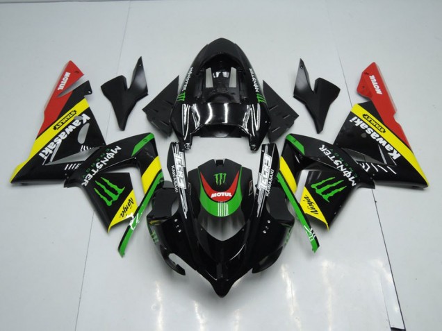 Preisgünstige Kawasaki ZX10R 03-05 Verkleidungen - Schwarz Gelbes Monster
