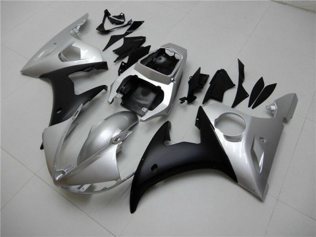 Preisgünstige Yamaha R6 03-05 Verkleidungen - Silber Schwarz Preisgünstige Yamaha R6 03-05 Verkleidungen - Silber Schwarz
