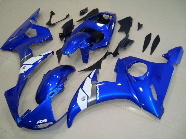 Preisgünstige Yamaha R6 03-05 Verkleidungen - OEM Stil Blau Preisgünstige Yamaha R6 03-05 Verkleidungen - OEM Stil Blau