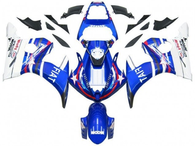 Preisgünstige Yamaha R6 03-05 Verkleidungen - Blau Star Fiat