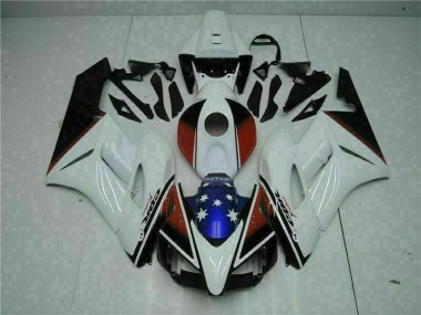 Preisgünstige Honda CBR 1000 RR 04-05 Verkleidung - Weiß Schwarz
